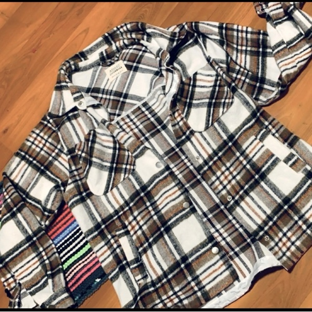 Ashley Outerwear flannel jacket size medium